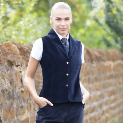 Equetech Velvet Lapel Showing Waistcoat