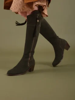 Fairfax & Favor Heeled Suede Regina Regular Fit AW24