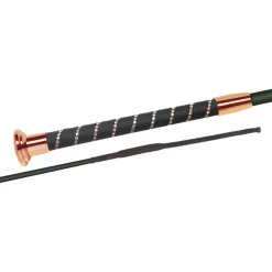 Fleck Silk Touch Crystal Dressage Whip 110cm