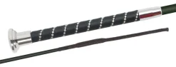 Fleck SilkTouch Crystal Handle Dressage Whip