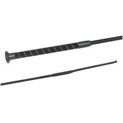 Fleck SilkTouch Crystal Handle Dressage Whip