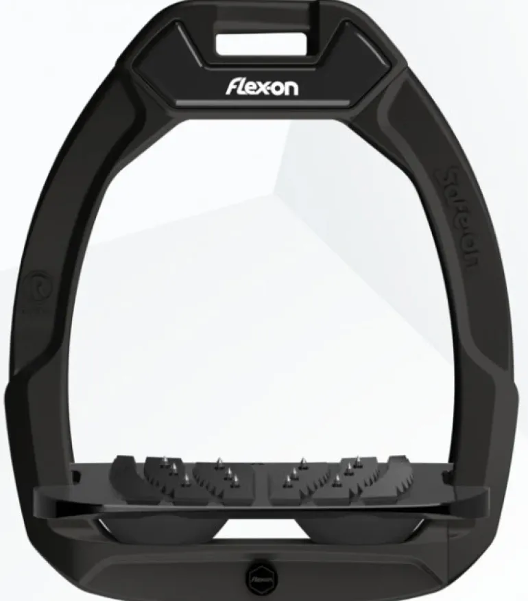 Flex-on Safe-on Stirrup with Inclined Ultra Grip