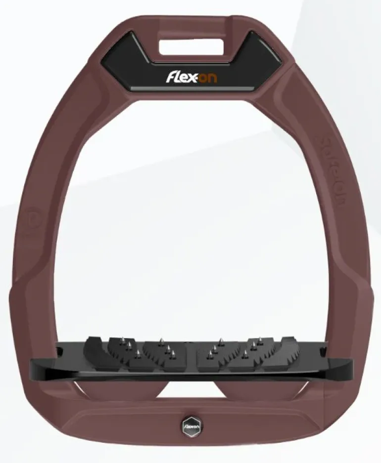 Flex-on Safe-on Stirrup with Inclined Ultra Grip