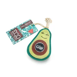 Green & Wilds Audrey the Avocado Dog Toy