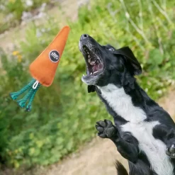 Green & Wild's Candice the Carrot Eco Dog Toy