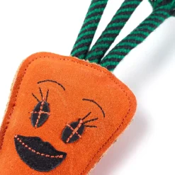 Green & Wild's Candice the Carrot Eco Dog Toy