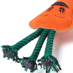 Green & Wild's Candice the Carrot Eco Dog Toy