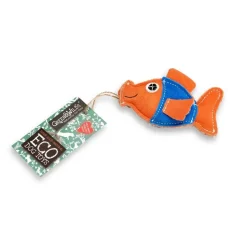 Green & Wild's Goldie the Goldfish Eco Dog Toy
