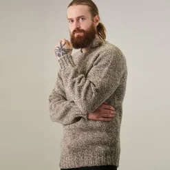 Harley of Scotland Men's New Wool Crew Sweater