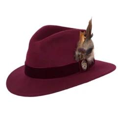 Hicks & Brown Chelsworth Fedora (Coque & Pheasant Feather)