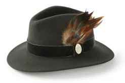 Hicks & Brown Chelsworth Fedora (Coque & Pheasant Feather)