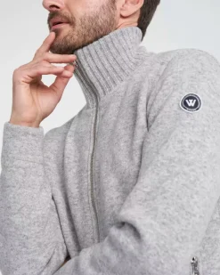 Holebrook Mans Zip Windproof Jumper