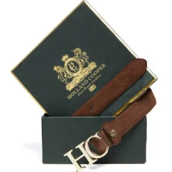 Holland Cooper Atelier Slim Logo Belt