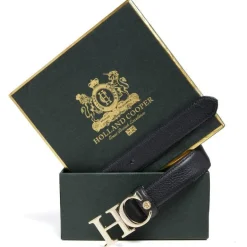 Holland Cooper Atelier Slim Logo Belt