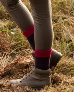 House Of Cheviot Lady Glen Merino/Wool Blend Socks