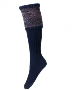 House of Cheviot Lady Katrine Sock Navy