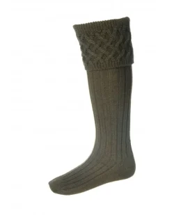 House Of Cheviot Men's Rannoch Sock Bracken