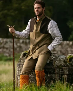 House Of Cheviot Rannoch Sock Ochre