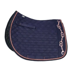 Hy Equestrian Exquisite Bit and Stirrup Collection Saddle Pad