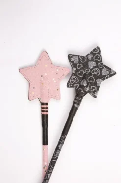 HY Equestrian Glitter Star Riding Whip