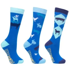 Hy Equestrian Little Knight Farm Collection Socks (Pack of 3)