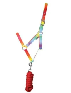 HY Equestrian Ombre Head Collar and Lead Rope