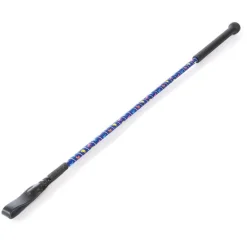 HY Equestrian Silver Riding Whip