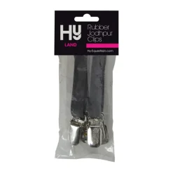 HY Jodhpur Clips Rubber Black
