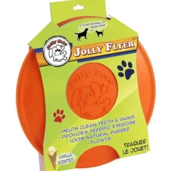 Jolly Flyer Dog Toy - Orange - 7.5