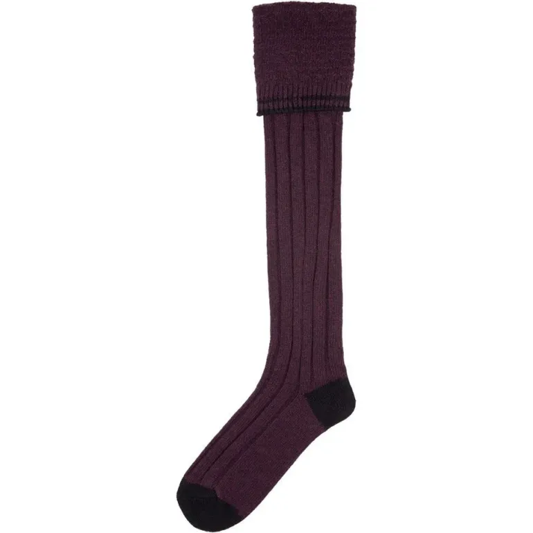 Le Chameau Tall Boot Socks Cherry