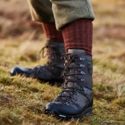 Le Chameau Tall Boot Socks Cherry