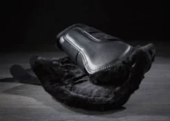 LeMieux Fleece Brushing Boots Black/Black