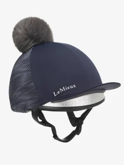 LeMieux Reflective Pom Pom Hat Silk