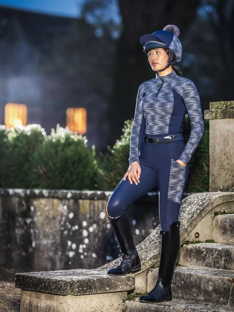 LeMieux Reflective Pom Pom Hat Silk