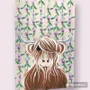McMoo Miss Thistle Tea Towel