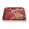 McMoo Tartan Paint Snack Tray