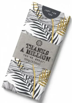 Message Bar - Thanks A Million Milk Chocolate Bar
