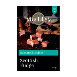 Mrs Tilly's Belgian Chocolate Fudge 150g