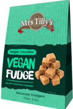 Mrs Tilly's Vegan Fudge Belgian Chocolate 150g