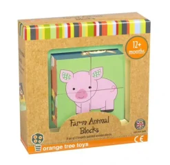 Orange Tree Toys Fram Animal Blocks