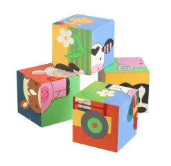 Orange Tree Toys Fram Animal Blocks