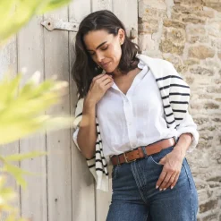 Pampeano Plain Leather Belt Abuelo