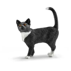 Schleich Black & White Cat