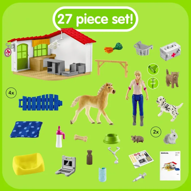 Schleich Farm World Veterinarian Practice