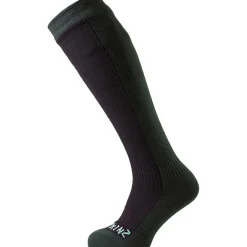 Sealskinz Hiking Mid Knee Black/Racing Green