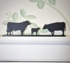 ShadowShapes Aberdeen Angus Family Group