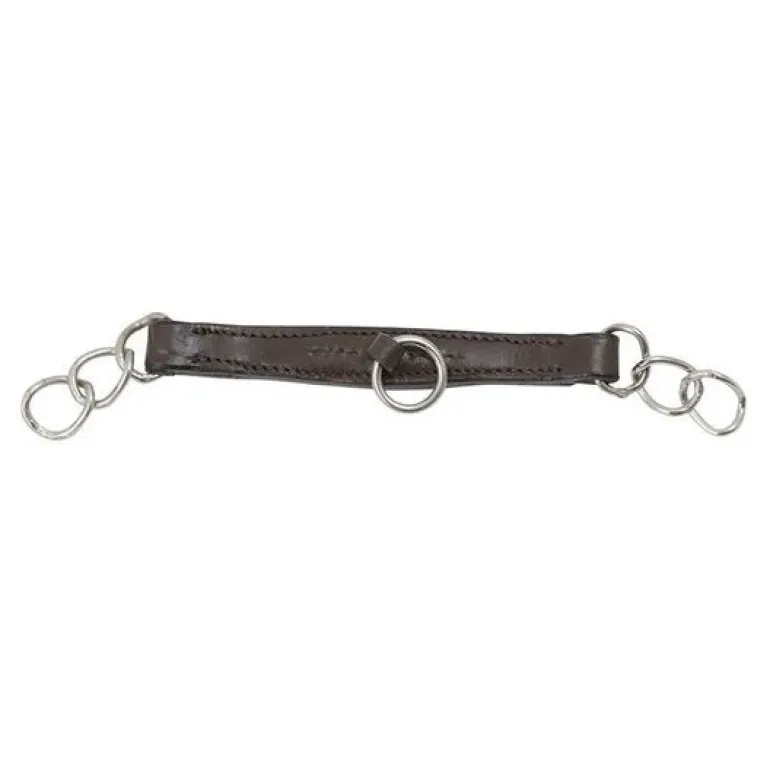 Shires Blenheim Leather Curb Chain