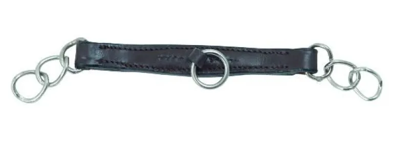 Shires Blenheim Leather Curb Chain