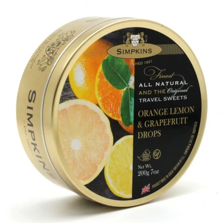 Simpkins Orange, Lemon & Grapefruit Travel Sweets