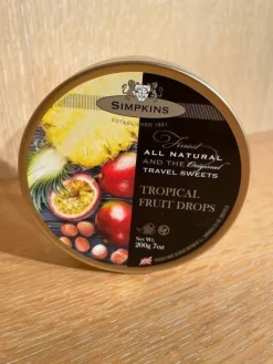 Simpkins Tropical Fruit Travel Sweets